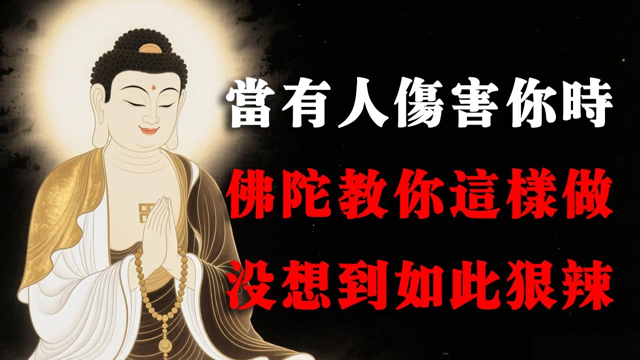 當有人傷害你時，佛陀教你這樣做，沒想到如此「狠辣」#佛學智慧#佛法 #修行 #心灵感悟 #禅意生活 #人生智慧 #人生感悟