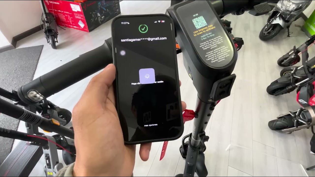 Activación de scooter Segway 3ra generación 