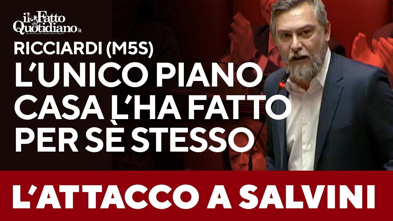 Ricciardi vs Salvini: 