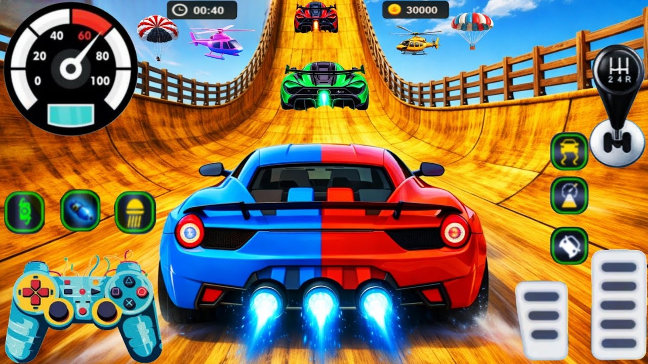 ImpossibleStunt Car Racing 3D Game 2026 - Mega Ramp GT Car Racing Simulator - Android Gameplay #21 