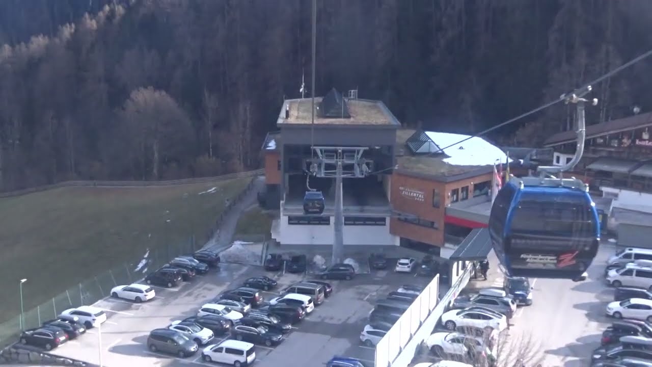 Finkenberger Almbahn Talfahrt - Ski Zillertal 3000