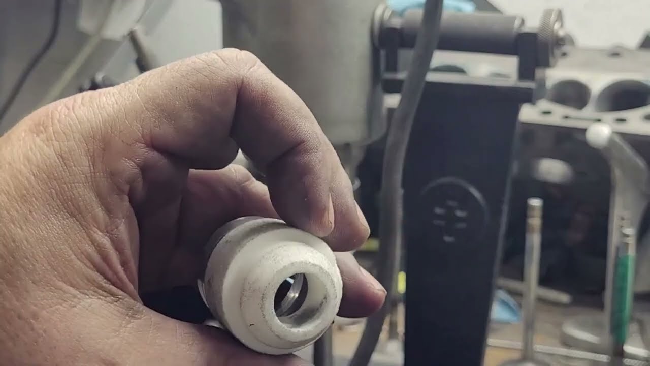 Hall Toledo orbital valve seat grinder , demo from a not so experienced operator