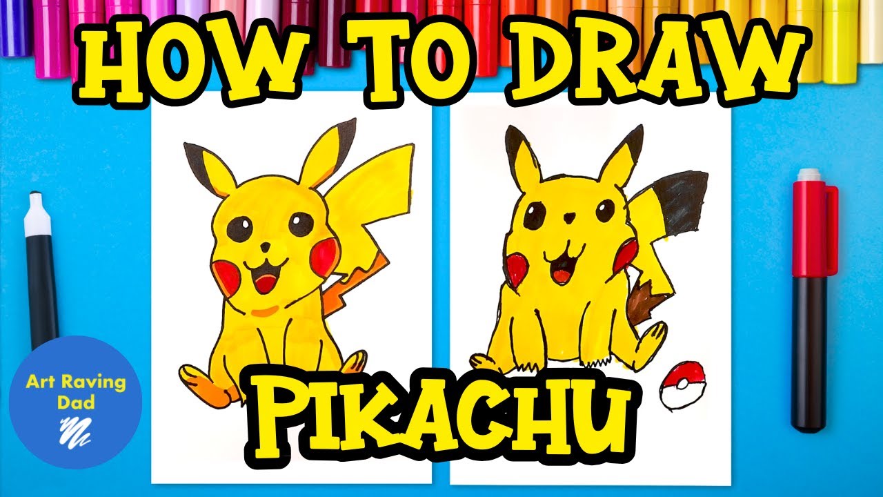 How to Draw Pikachu | Pokémon