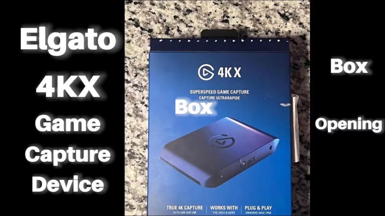 ELGATO 4KX GAME CAPTURE UNBOXING!! #elgato #elgato4kx #streamer 