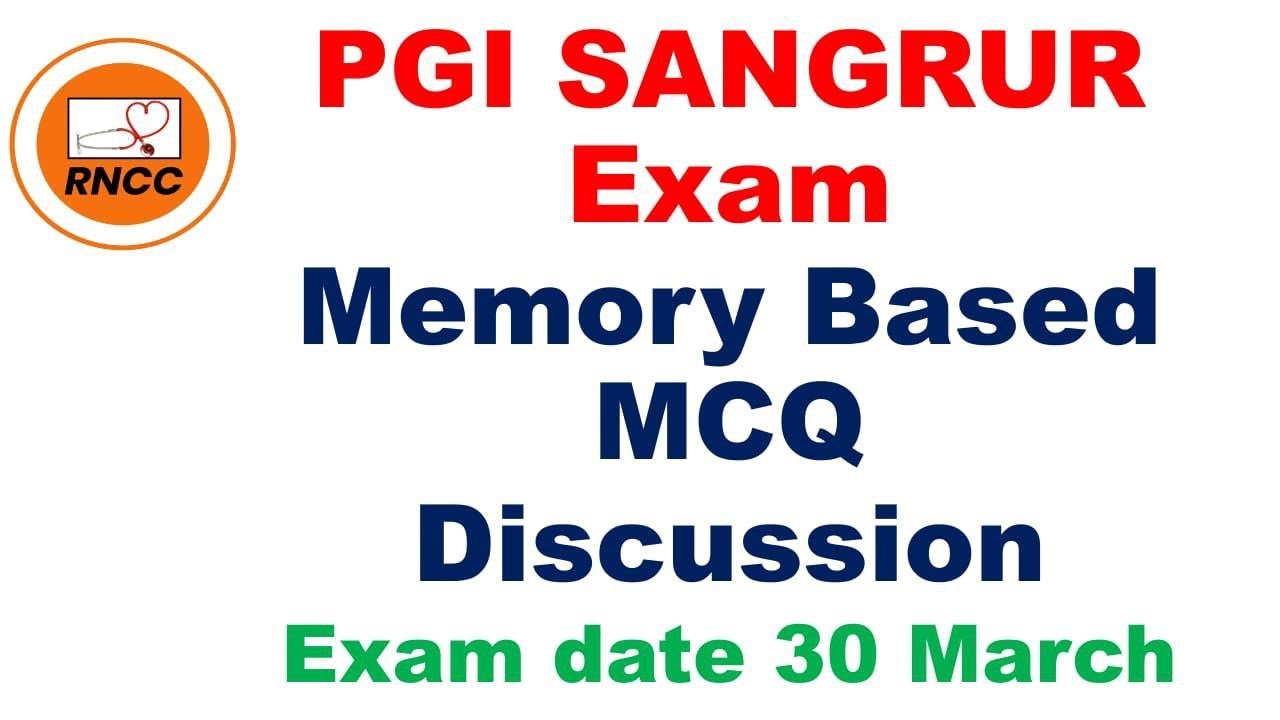 PGI Sangrur 2023 Paper Solution 