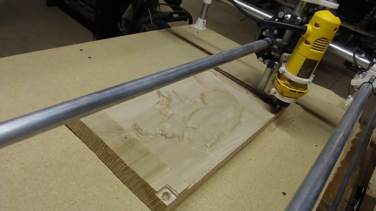 MPCNC Tiger Relief Timelapse