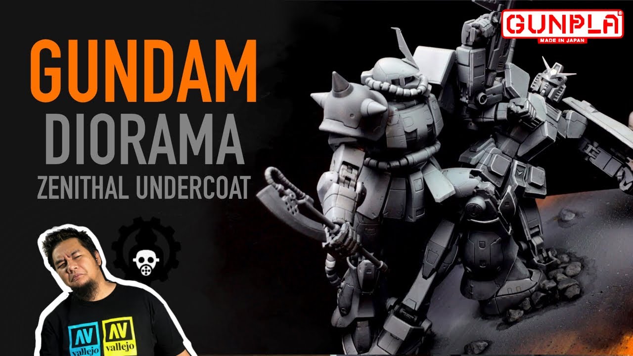 GUNDAM DIORAMA | Zenithal Undercoat | 2021 | Vallejo Mecha Color