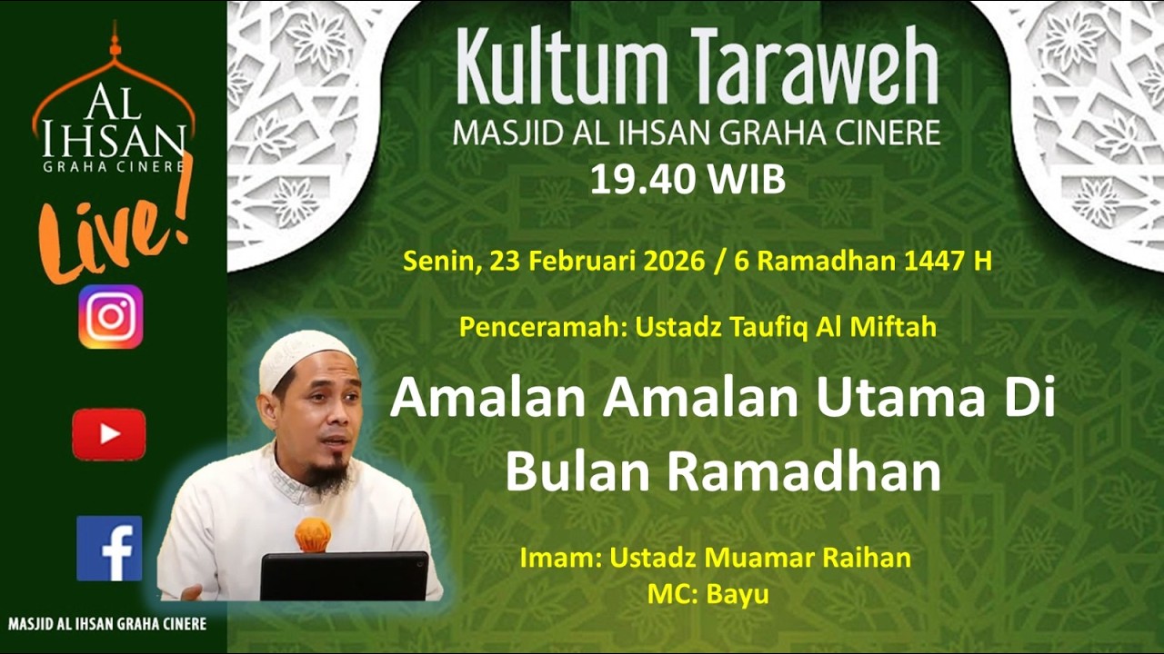 Amalan Amalan Utama Di Bulan Ramadhan - Ustadz Taufiq Al-Miftah