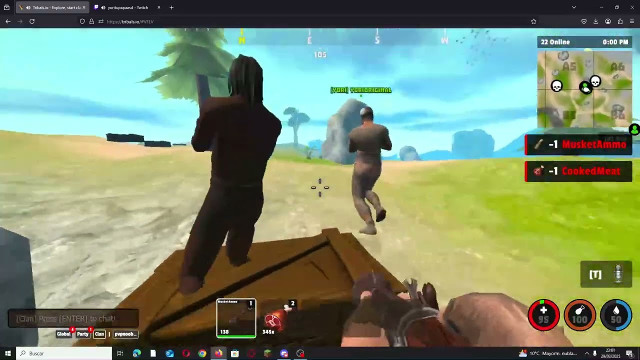 Jugando con yoritupapaasd | Tribals.io ! ! ! #tribalsio #pvp #survival