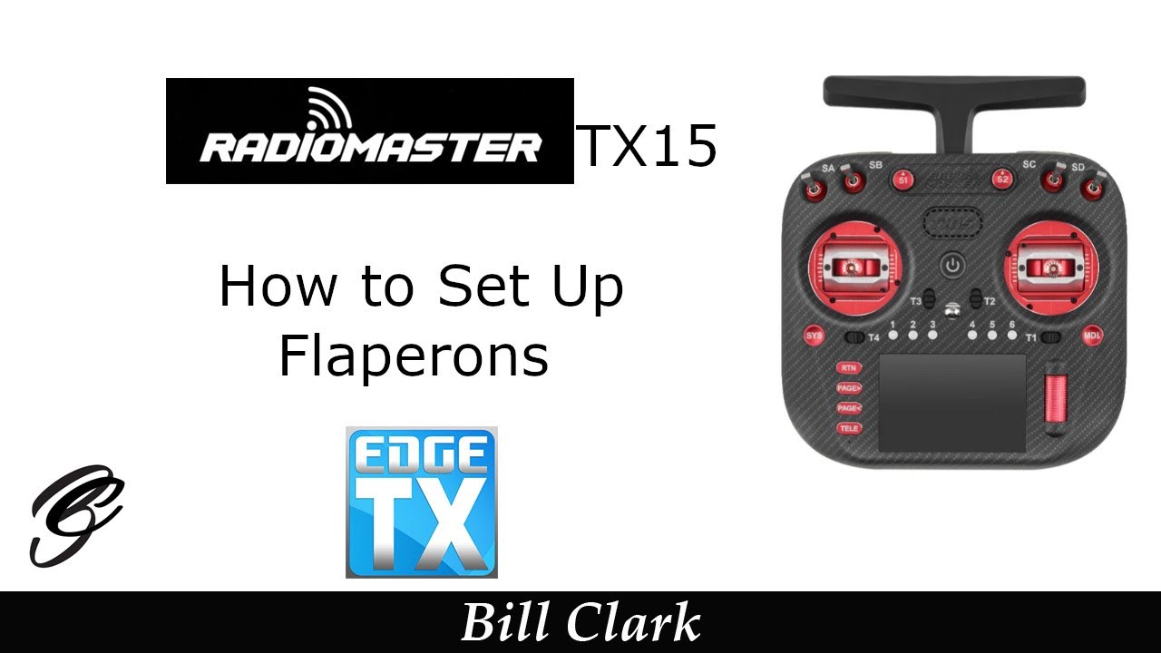 RadioMaster TX15 Setting Up Flaperons