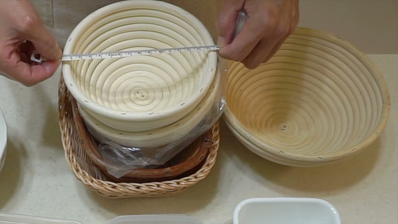 製作歐包的「發酵定型道具」家中代用品 how I use proofing baskets/substitute items at home 発酵カゴなしで家の代用品で綺麗なカンパーニュ作れる