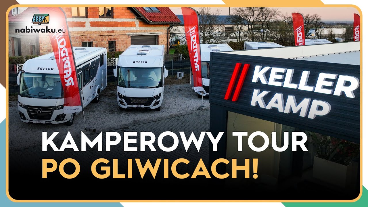 3 KAMPERY RAPIDO, 3 GLIWICKIE LOKALIZACJE - JEDNA WIELKA PODRÓŻ!