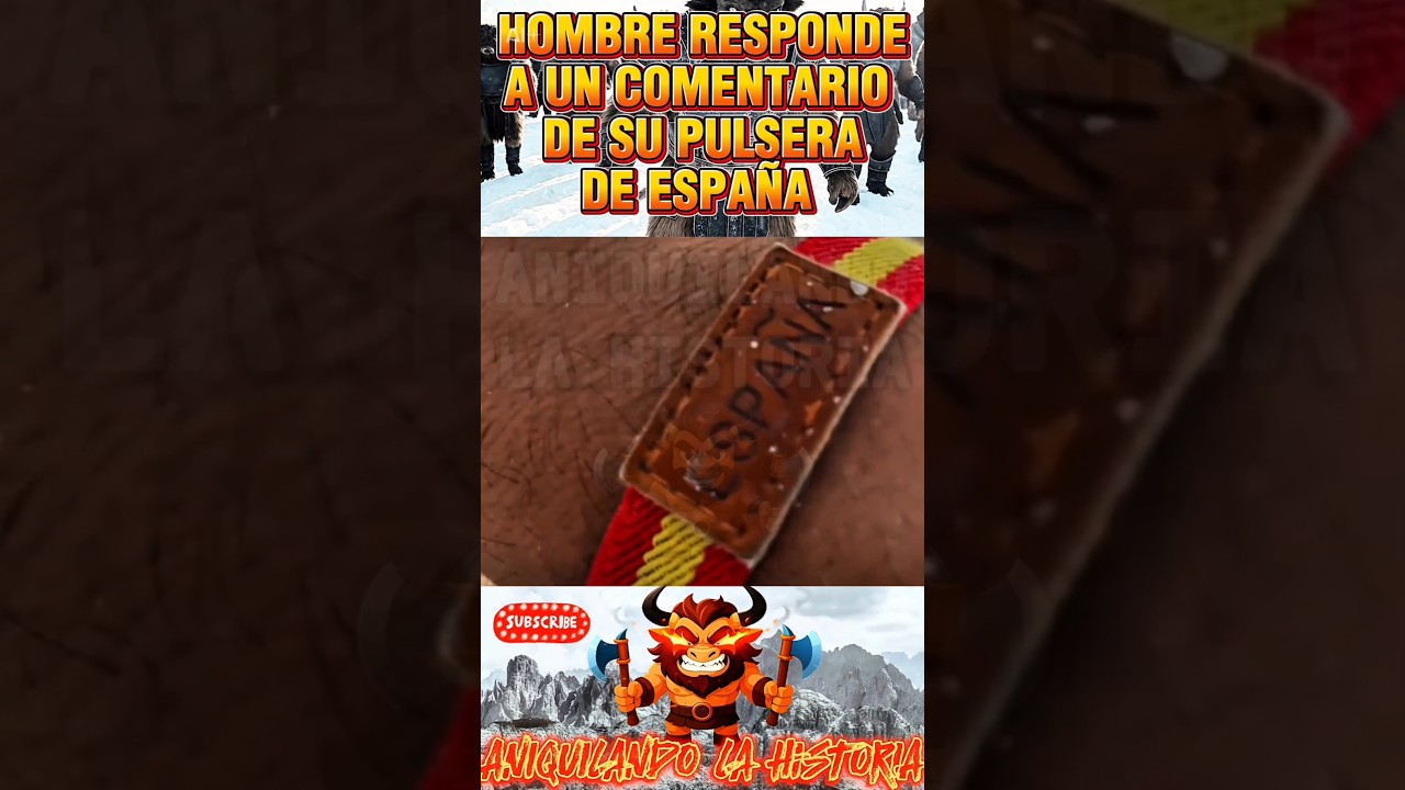 SOCIALISTA COMENTA POR LA PULSERA DE ESPA&Ntilde;A&hellip; Y EL HOMBRE RESPONDE: 