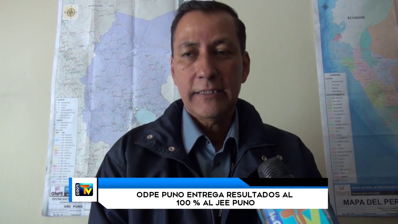 ODPE PUNO ENTREGA RESULTADOS