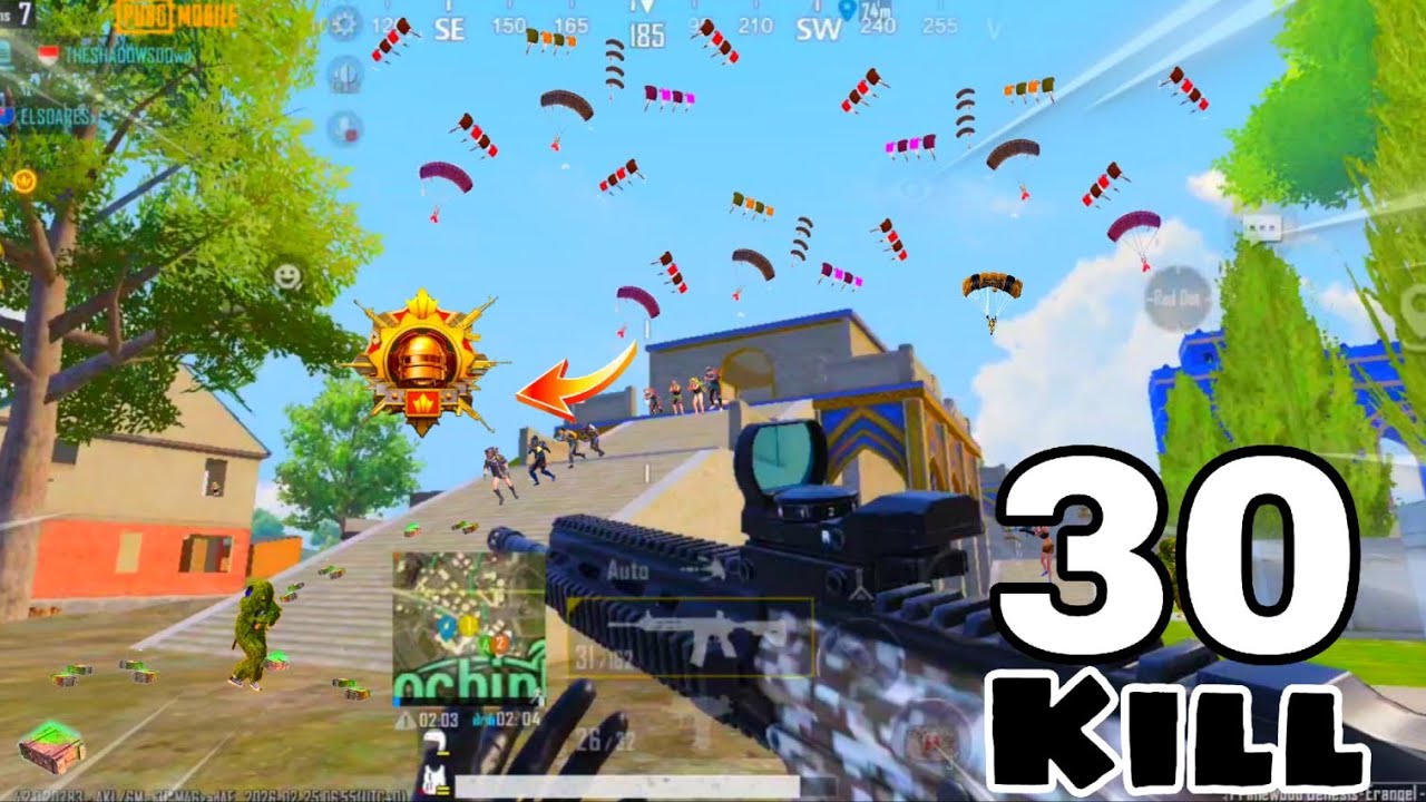PUBG Mobile ACE Master 1v3 Clutch | Ranked Match High Kill Gameplay