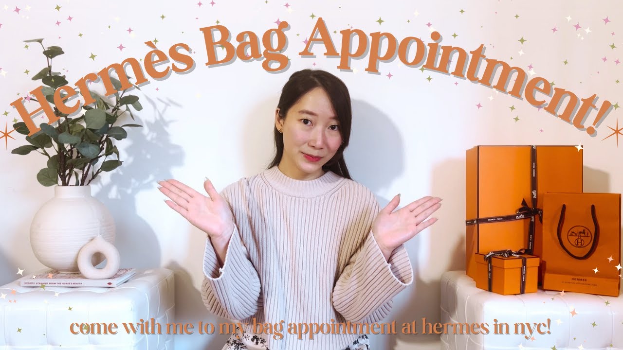 come with me to my Hermès bag appointment! 🍊