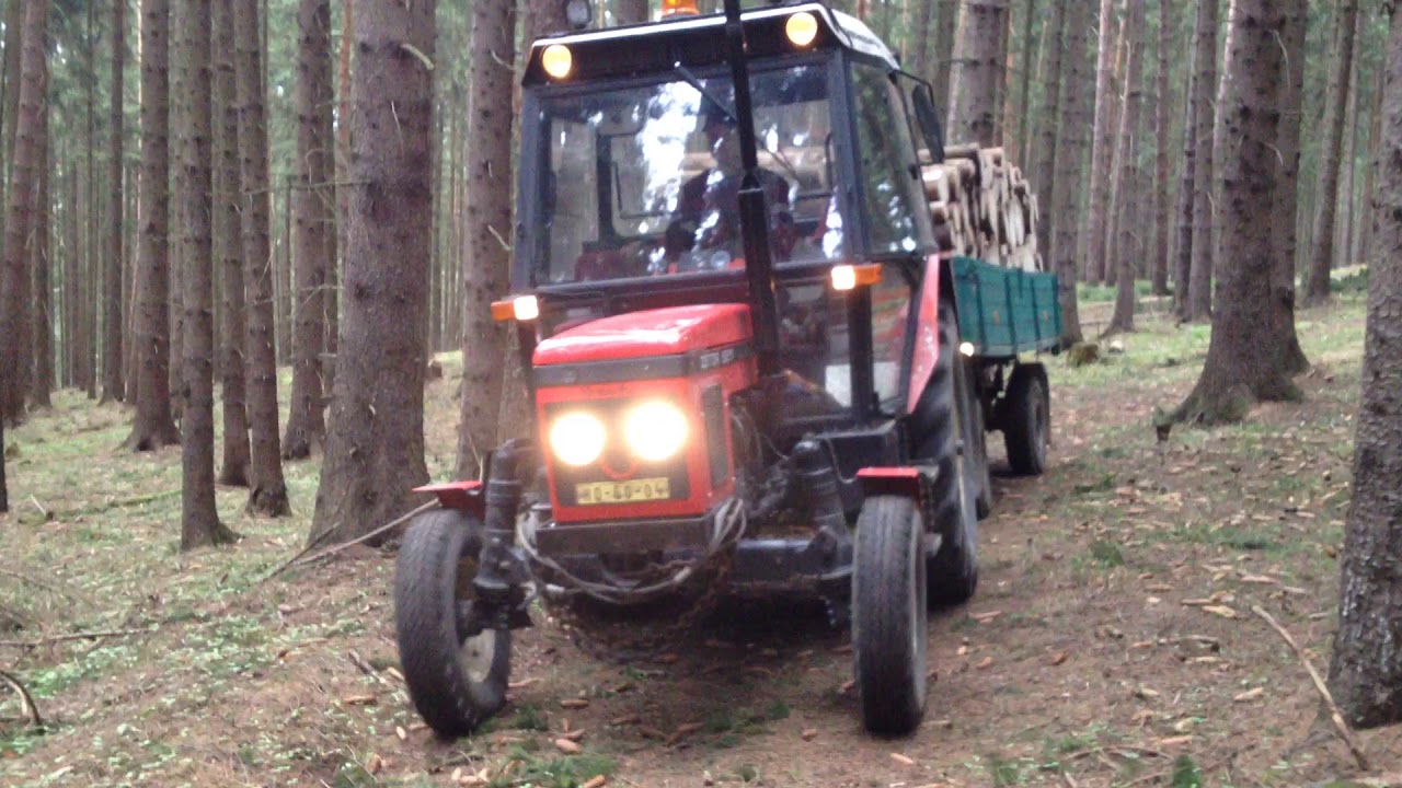 Zetor 5211 + MV2 028 (Výjezd z lesa 2017)