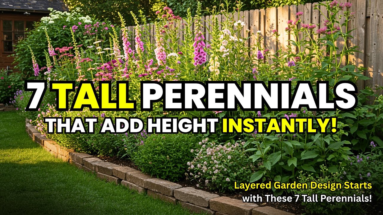 7 Tall Perennials That Add Layer and Structure to Your Garden | Big Blooms, Bold Structure!