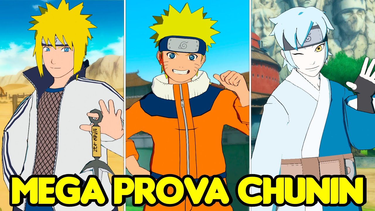 CRIEI UMA MEGA PROVA CHUNIN no NARUTO STORM CONNECTIONS