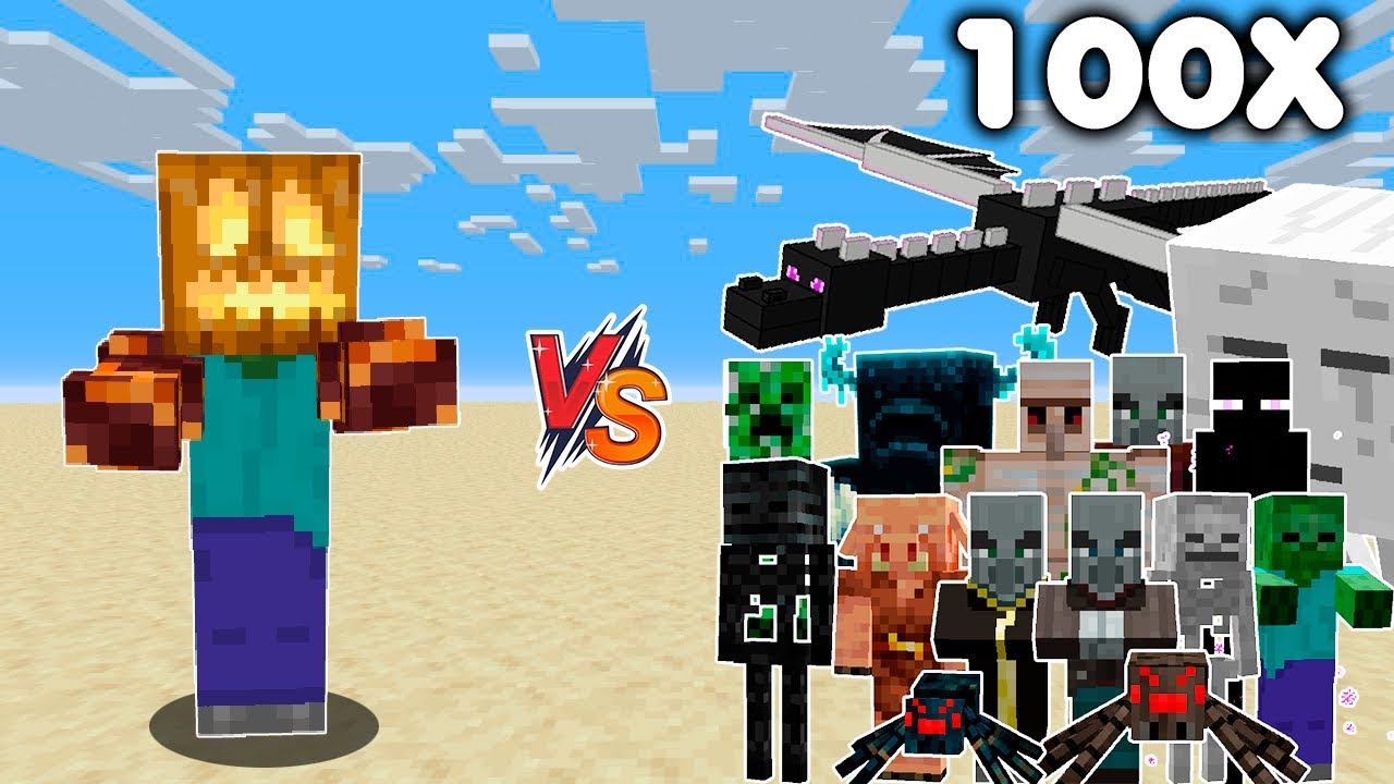 Zombin vs All Mobs in Minecraft 100x - All Mobs vs Zombin (Rexy's Expansion) Mob Battle 1.19