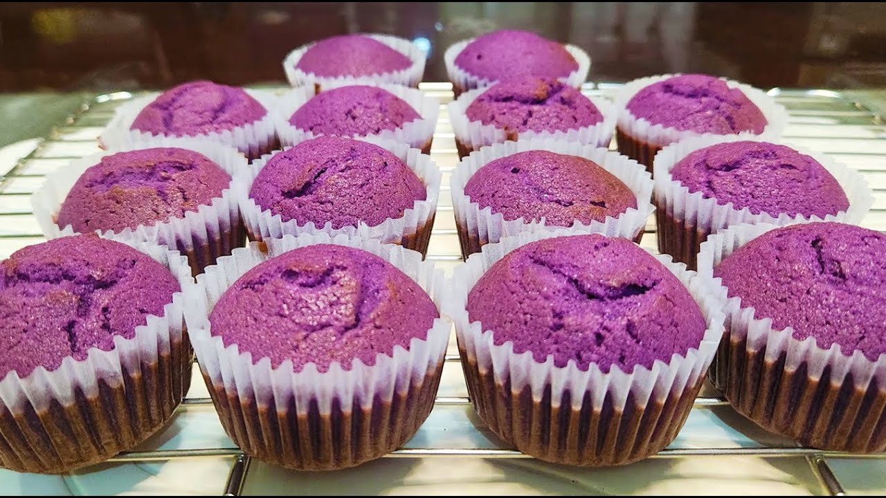 MOIST UBE CUPCAKES RECIPE | HOW TO MAKE UBE CUPCAKES | EASY CUPCAKES RECIPE
