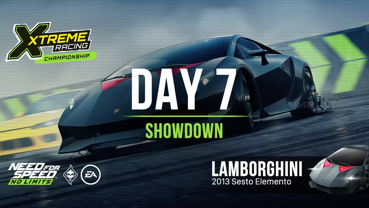 NFS:No Limits | Xtreme Racing Championship (Lamborghini Sesto Elemento) - Day 7 (Showdown) + Modshop