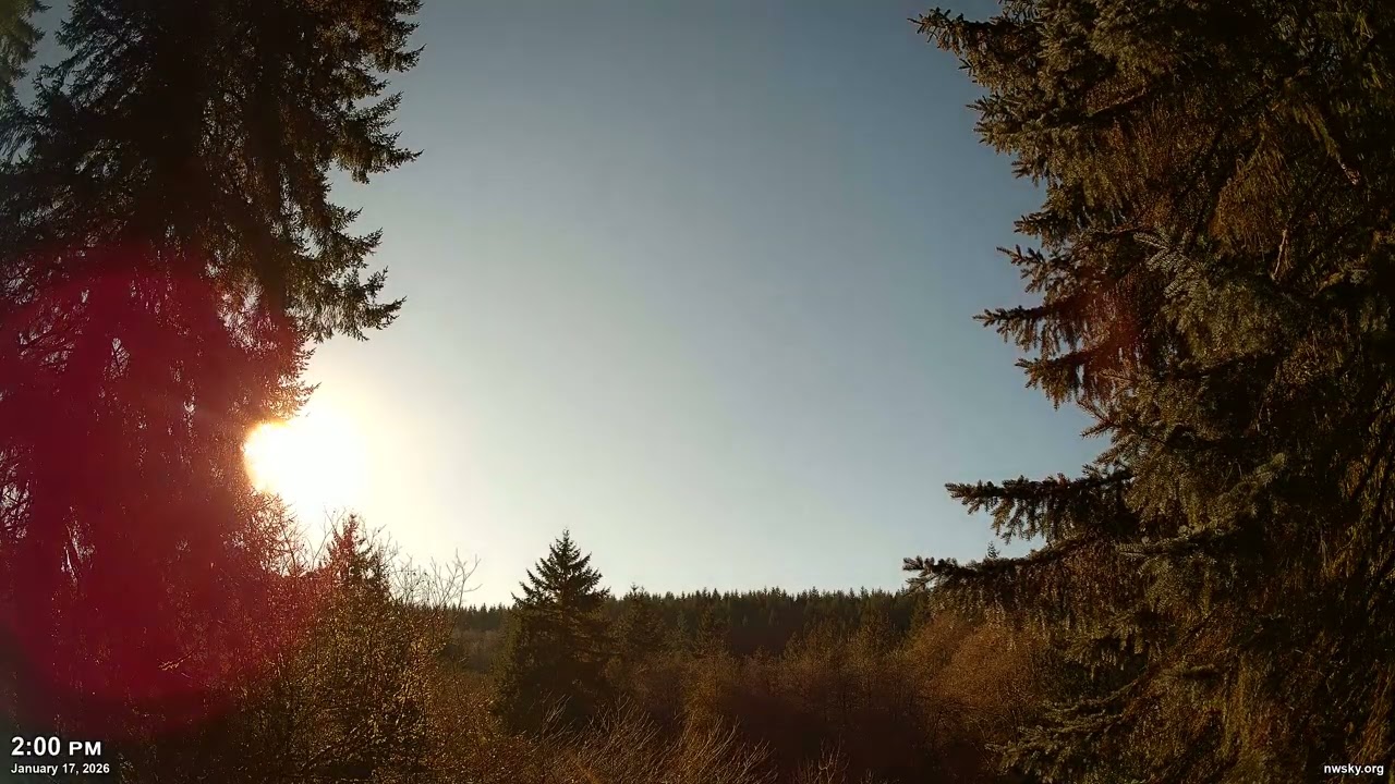 January 17, 2026 - Pacific Northwest Skyscape Timelapse Video | 4K 60fps