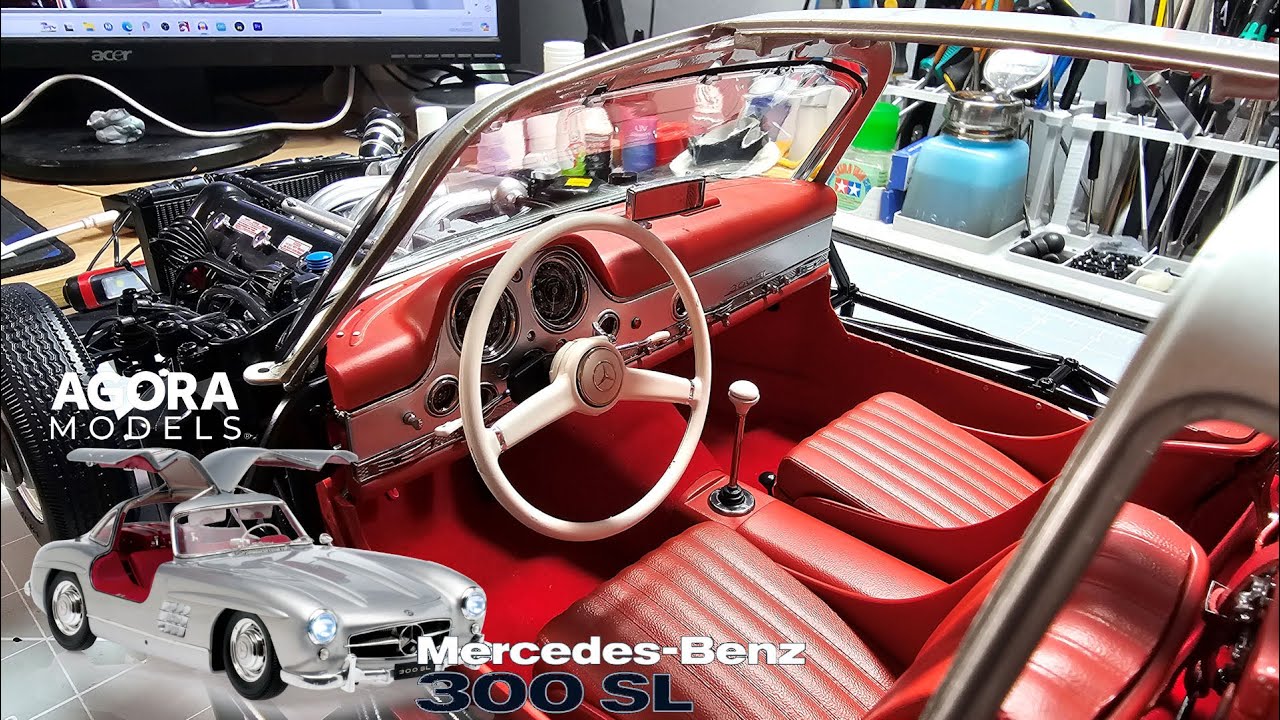 Build the 1:8 Scale Mercedes 300SL Gullwing - Pack 7 - Stages 46-53