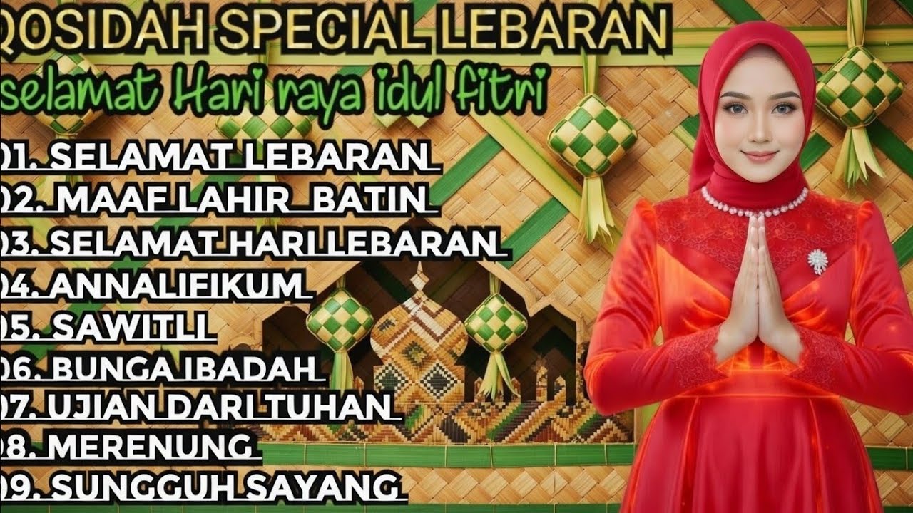 🔥 QOSIDAH LEBARAN TERBARU 2026 --ALBUM QOSIDAH MEYAMBUT LEBARAN 1447 SUARA MERDU PENYEJUK HATI 