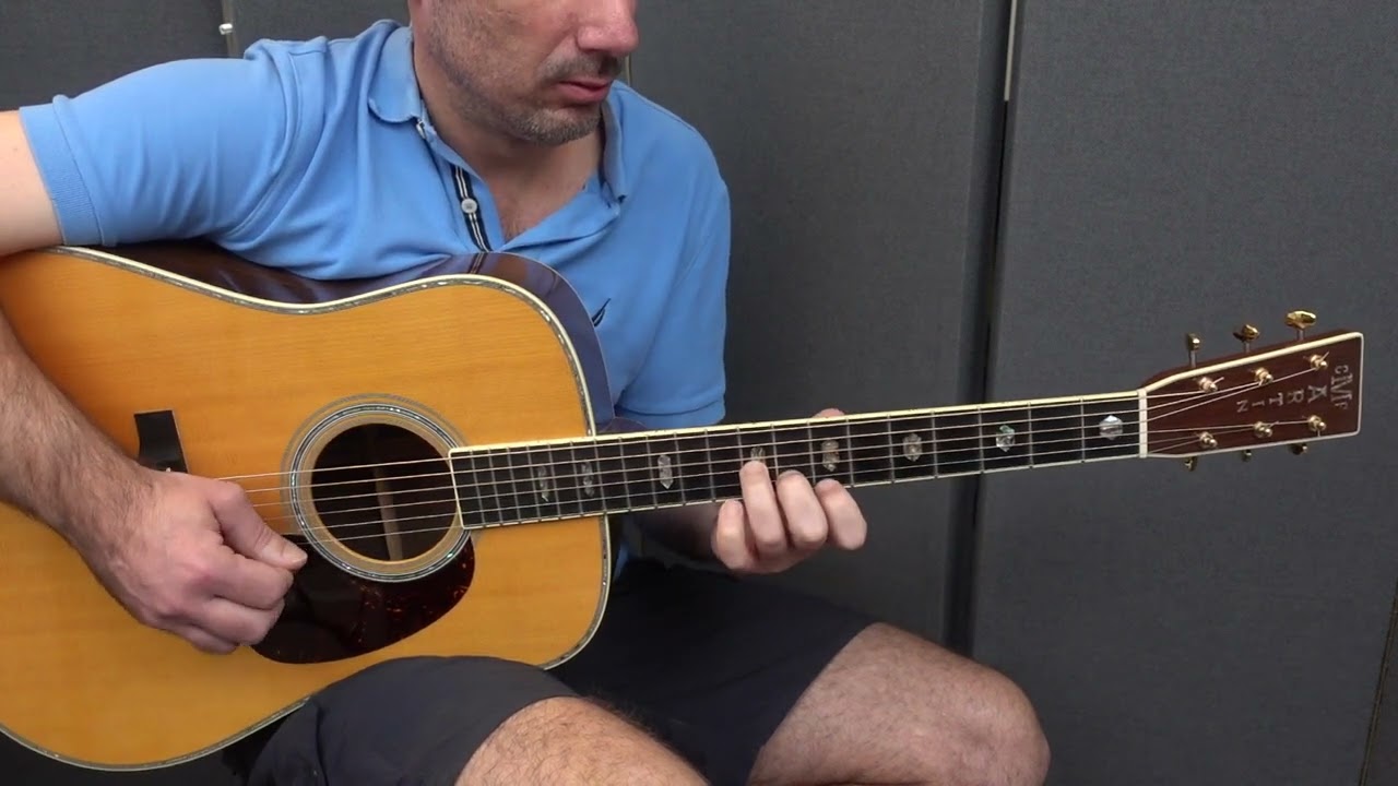 Struggling through Carl Miner's GCAG flatpicking tune