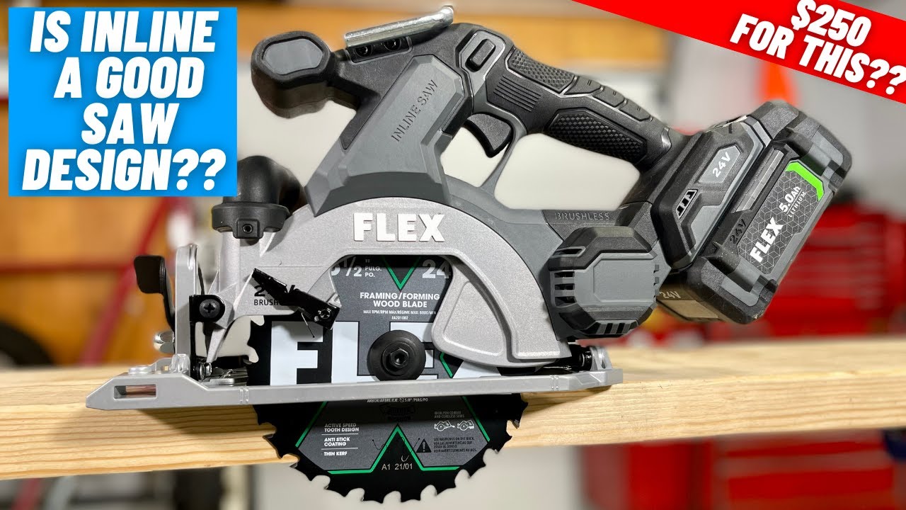 Why Buy An Inline Saw??  ||  FLEX FX2131A-1C  ||  Circular Saw Kit