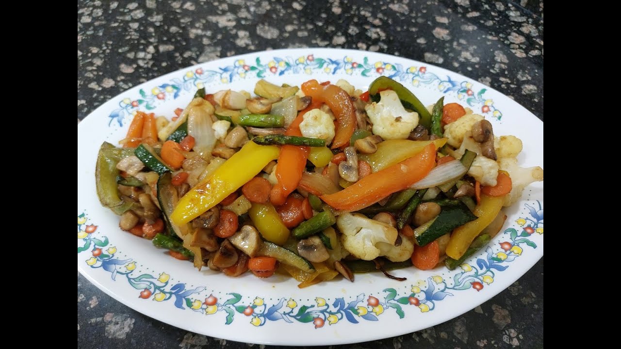 Salteado de verduras
