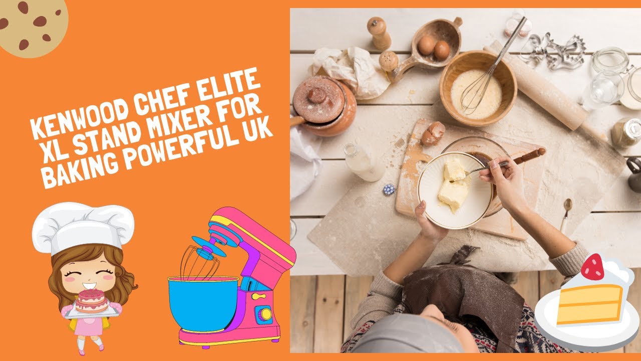 🍰🥑Kenwood Chef Elite XL Stand Mixer for Baking Powerful UK, Large Food Mixer