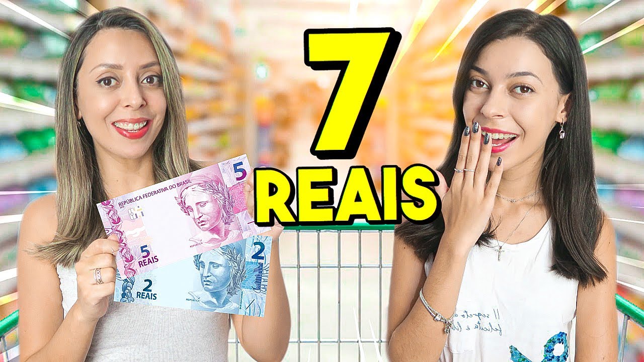 SOBREVIVENDO UM DIA INTEIRO COM 7 REAIS