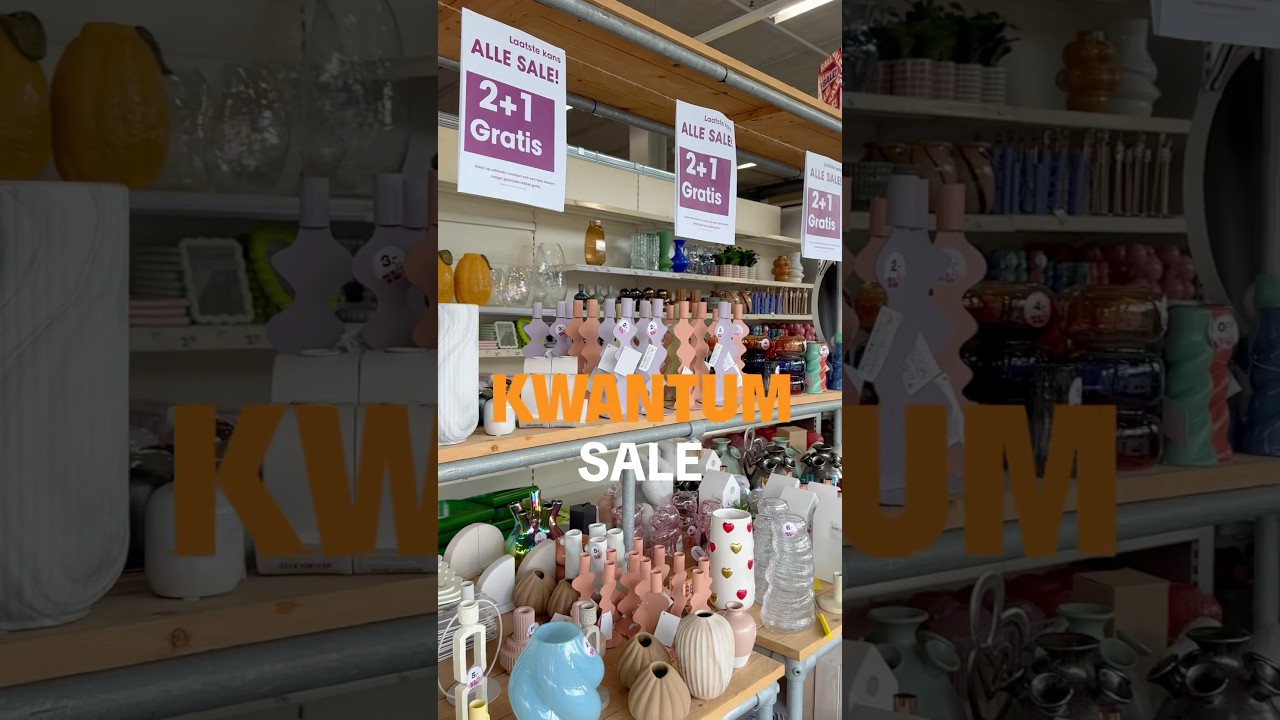🔥 Mega SALE bij Kwantum! 2+1 GRATIS + Lage Prijzen 🤩 #sale #shopping #homedecor