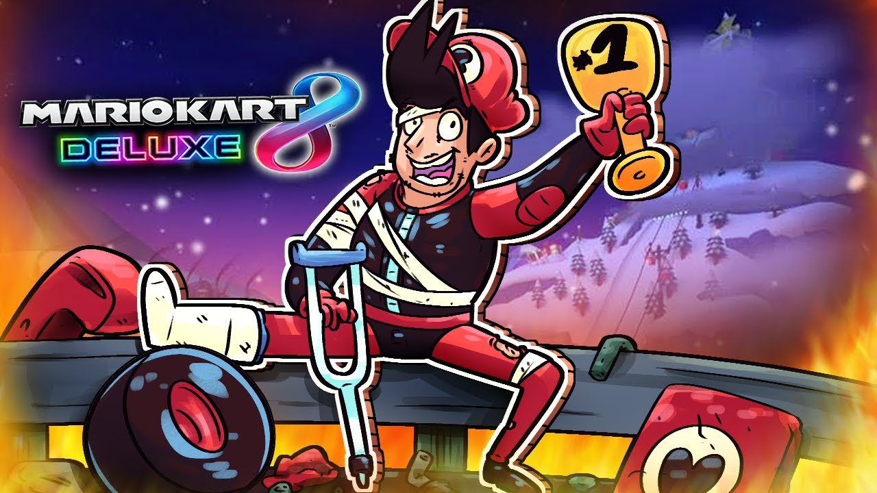 I AM BEING SLAUGHTERED BY MY FRIENDS! (Mario Kart 8 Deluxe w/ Friends)