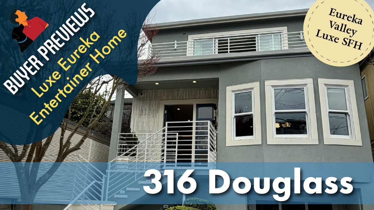 Buyer Preview: 316 Douglass Street, San Francisco, Eureka Valley Luxe Single-Family Home - 4K