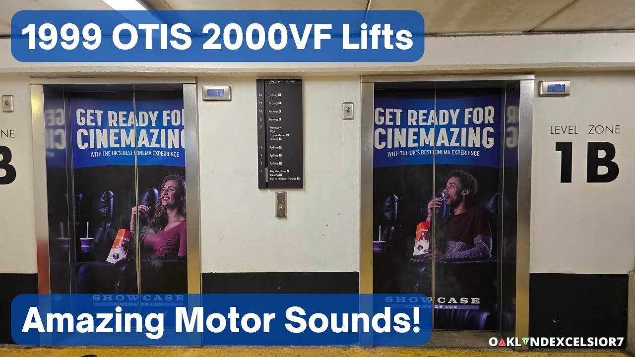(Now Modernised) 1999 OTIS 2000VF Lifts at Westquay Multi-Storey (Block C), Southampton