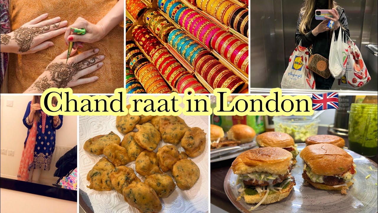 Chand raat in London 🇬🇧 | Eid shopping & preparations | last iftar 2022 🌙 pakistani mom of 2 kids