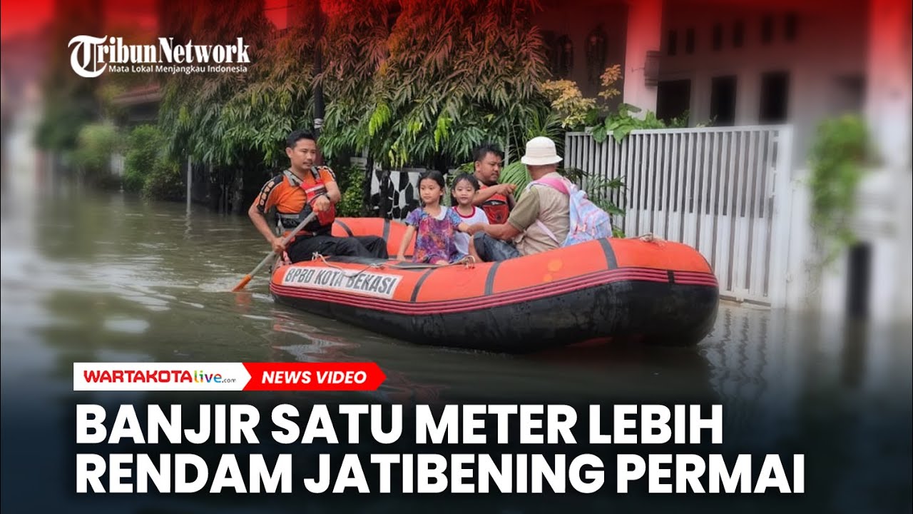 Banjir Setinggi 120 Cm Rendam Jatibening Permai, 350 KK Terdampak