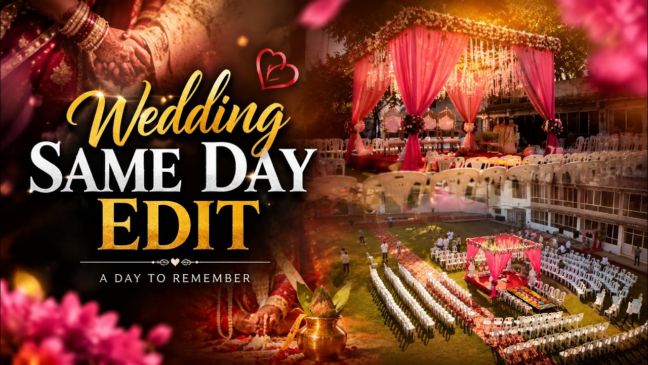 Wedding Same Day Edit | Two Souls One Story ❤️ | Wedding Cinematic Highlights | Wedding Teaser