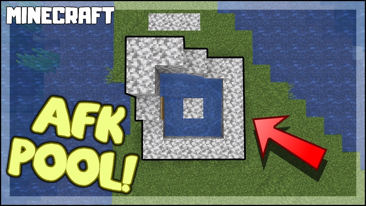 MINECRAFT | Как создать AFK-бассейн! 1.15.2