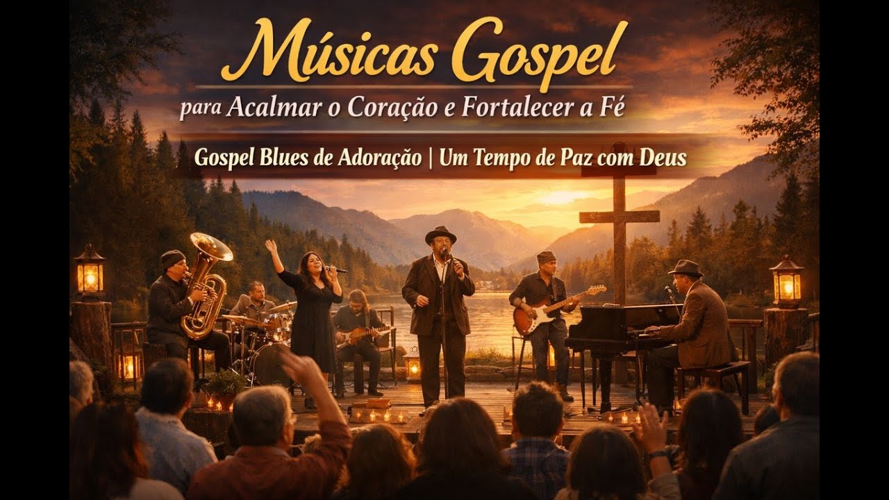 Músicas Gospel Acalma o Coração e Fortalecer a Fé  Gospel Blues de Adoração Um Tempo de Paz Com DEUS
