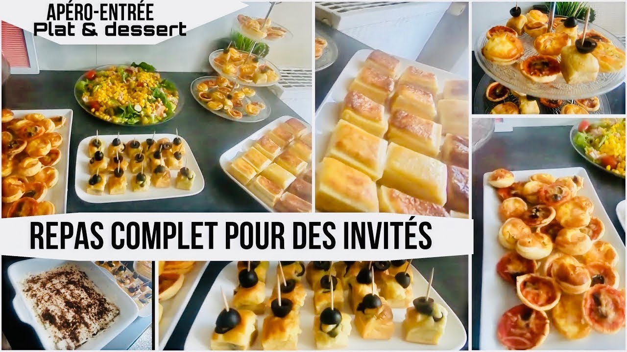 🌟 REPAS COMPLET POUR DES INVITÉS en 1h30🍴🥗 🌟