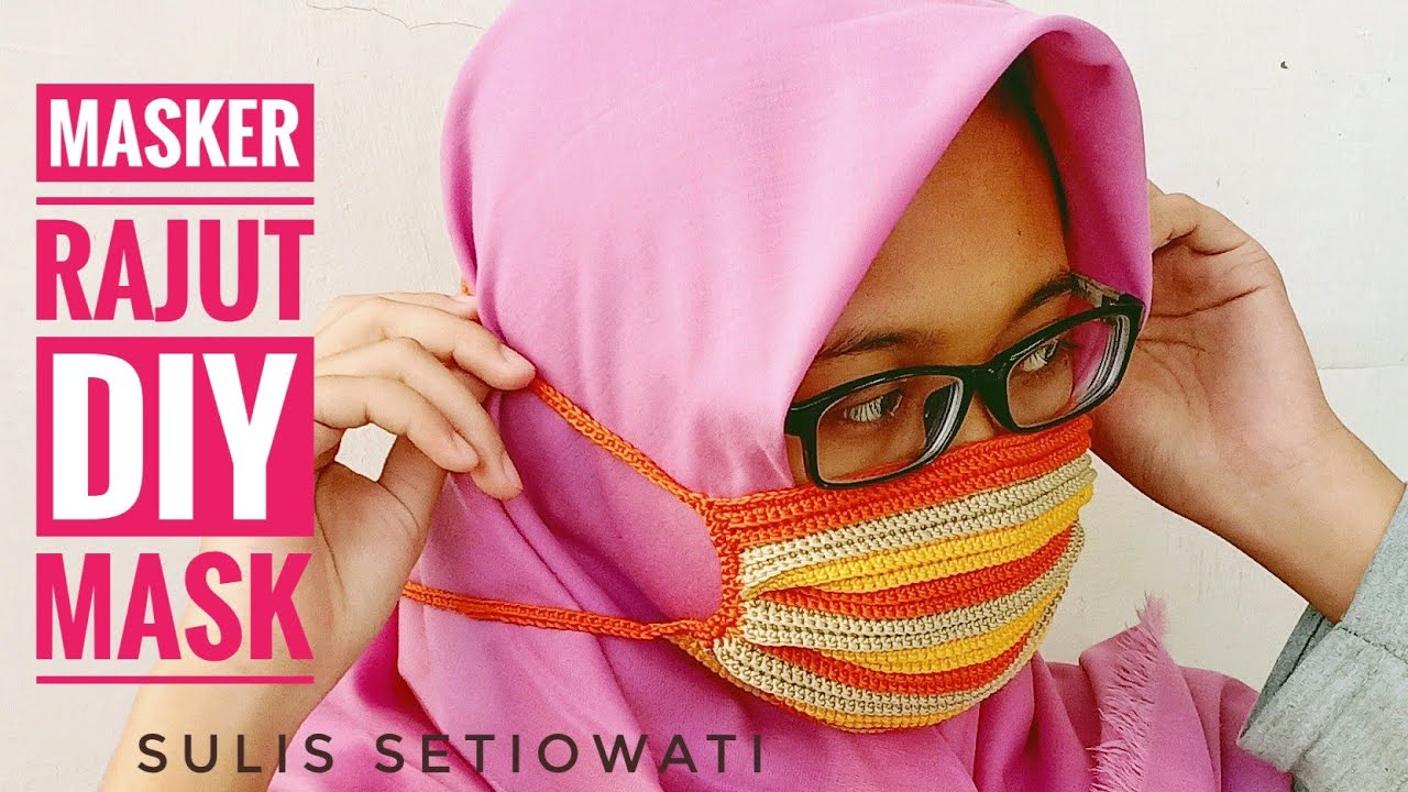Crochet || masker rajut || Crochet face mask
