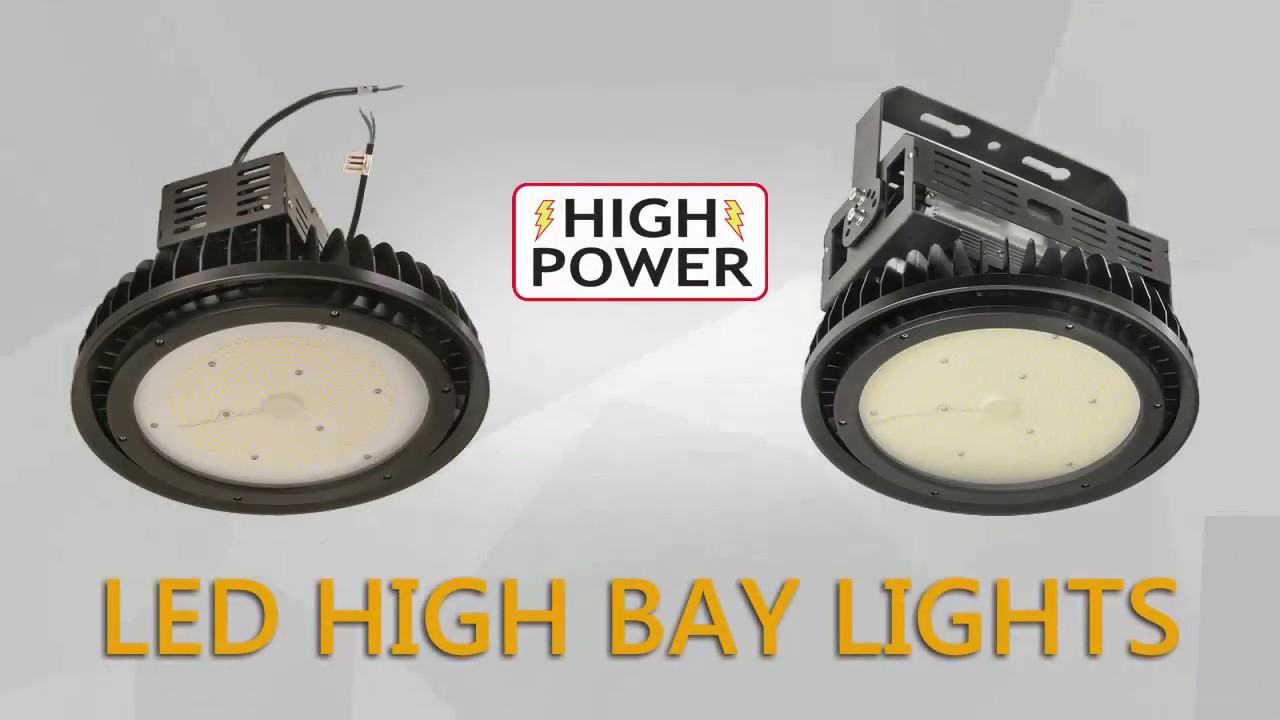 High Lumen LED High Bays - Up to 70 percent ENERGY SAVINGS!