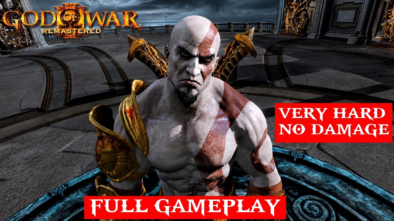 God of War 3 - Very Hard No Damage | Full Gameplay