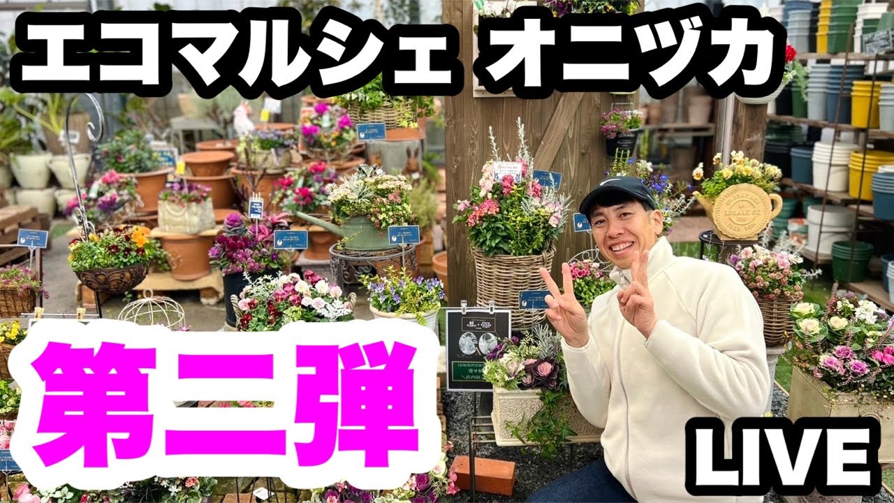 ◆【エコマルシェオニヅカ】第二弾！午後の部だよ🪴