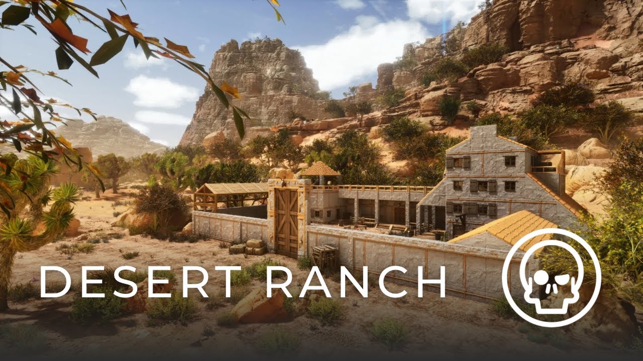 Ark Survival Ascended: Desert Ranch Base Design Build