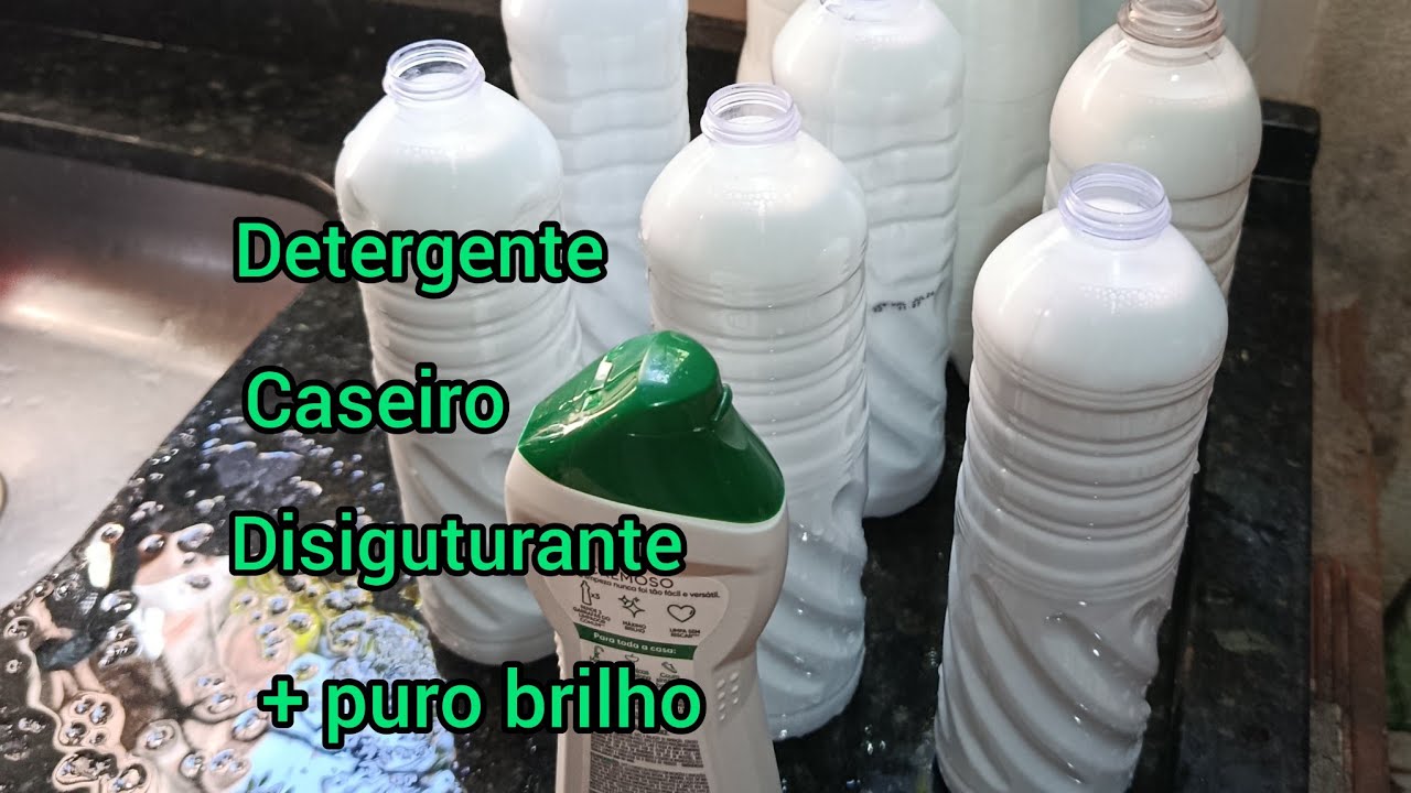 Detergente ou CIF caseiro